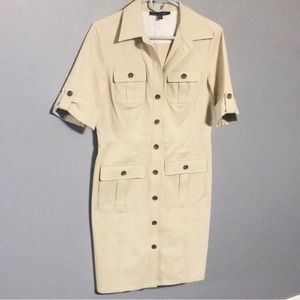 Lafayette 148 button up dress